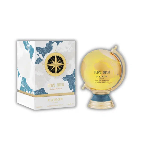Maison Asrar Dubai Miami Eau de Parfum 100 ml | Perfume Unisex Dulce Avainillado