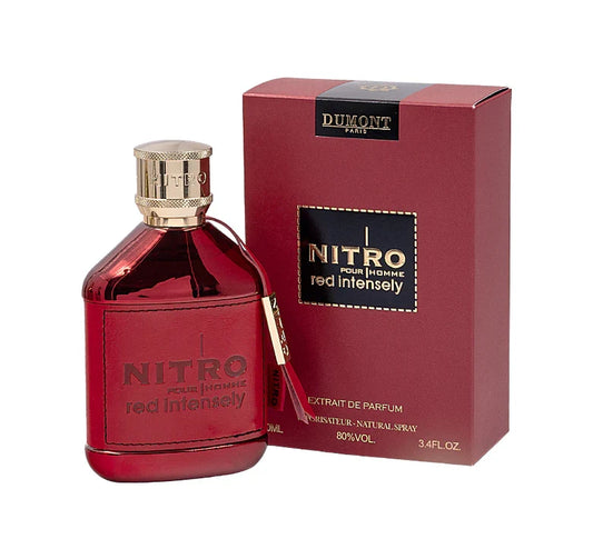Dumont-Nitro Red Intensely Eau de Parfum 100 ml | Perfume Hombre Frutal y Amaderado