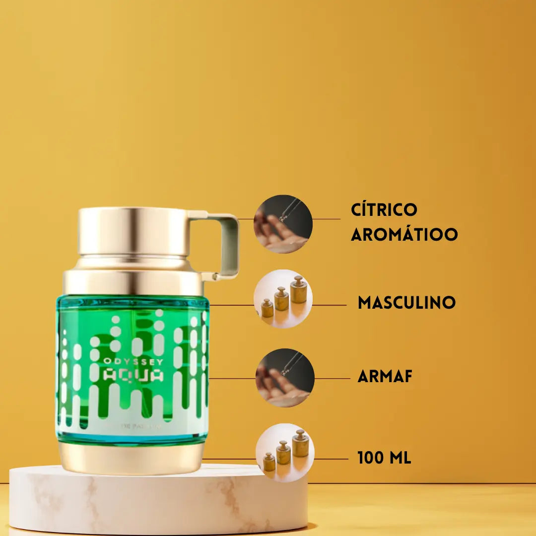 Armaf Odyssey Aqua Eau de Parfum 100 ml | Perfume Masculino Aromático Cítrico