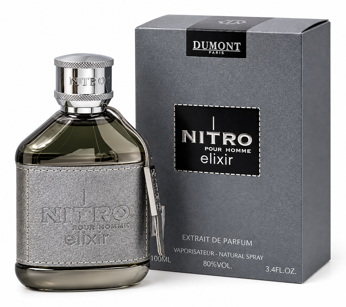 Dumont Nitro Elixir Eau de Parfum 100 ml | Perfume Masculino Cítrico y Ambarado