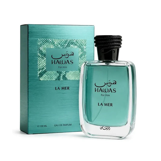 Rasasi Hawas La Mer Eau de Parfum 100 ml | Perfume Fresco y Amaderado masculino