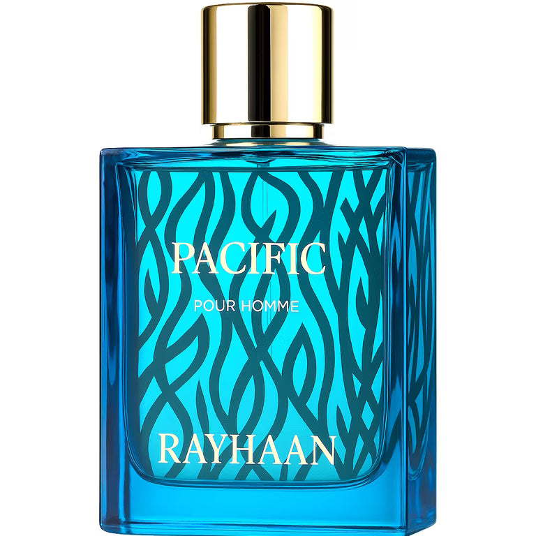 Rayhaan Pacific Eau de Parfum 100 ml – Perfume masculino Fresco Cítrico Aromático para Hombre