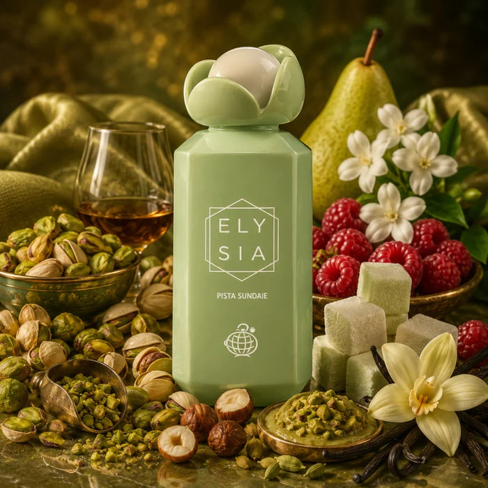 Elysia Pista Sundae Fragrance World Eau de Parfum 100 ml – Perfume Dulce Gourmand de Pistacho para Mujer