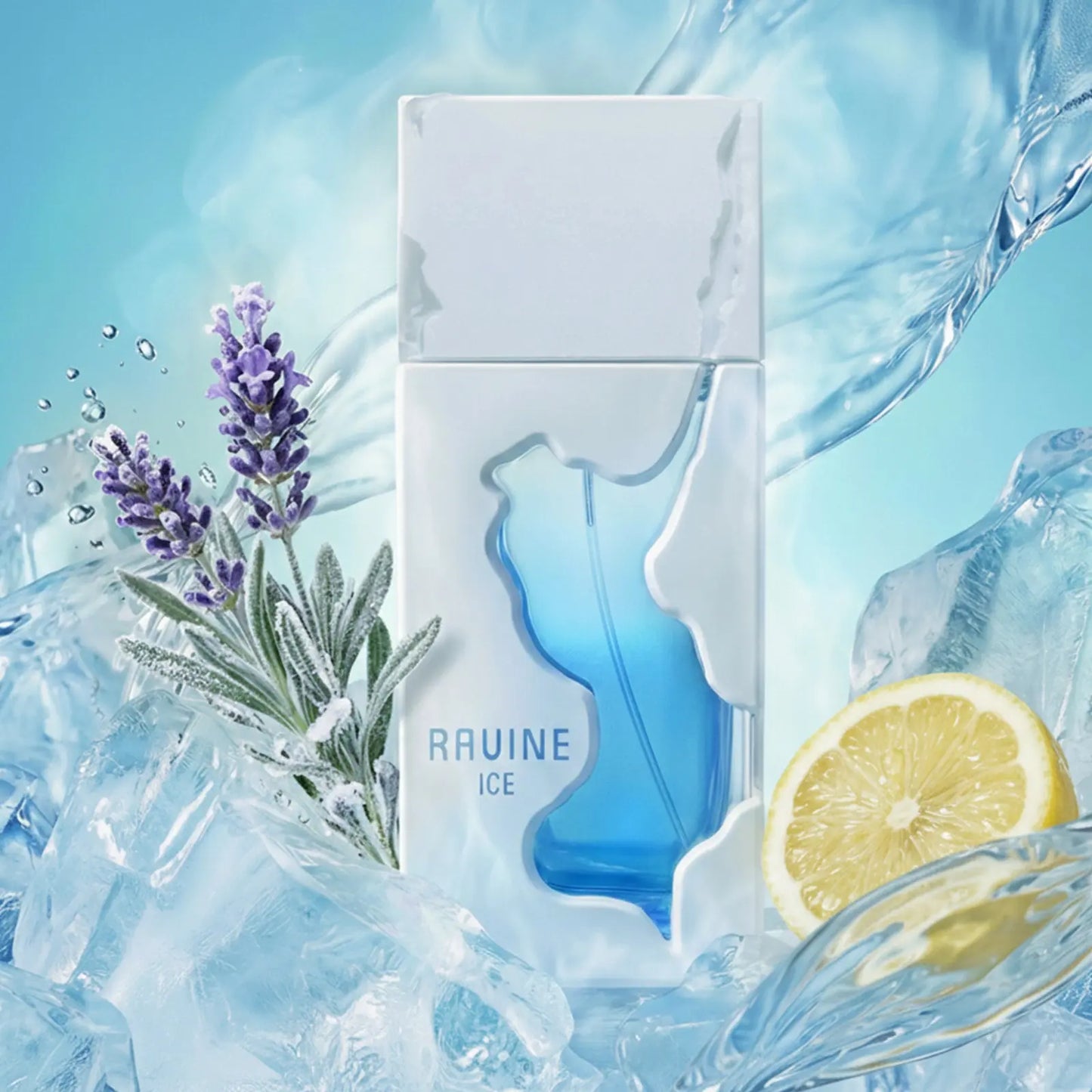 French Avenue Ravine Ice Eau de Parfum 100 ml – Perfume unisex Fresco Cítrico Aromático con Notas Heladas y Almizcle – Fragancia Limpia y de Larga Duración