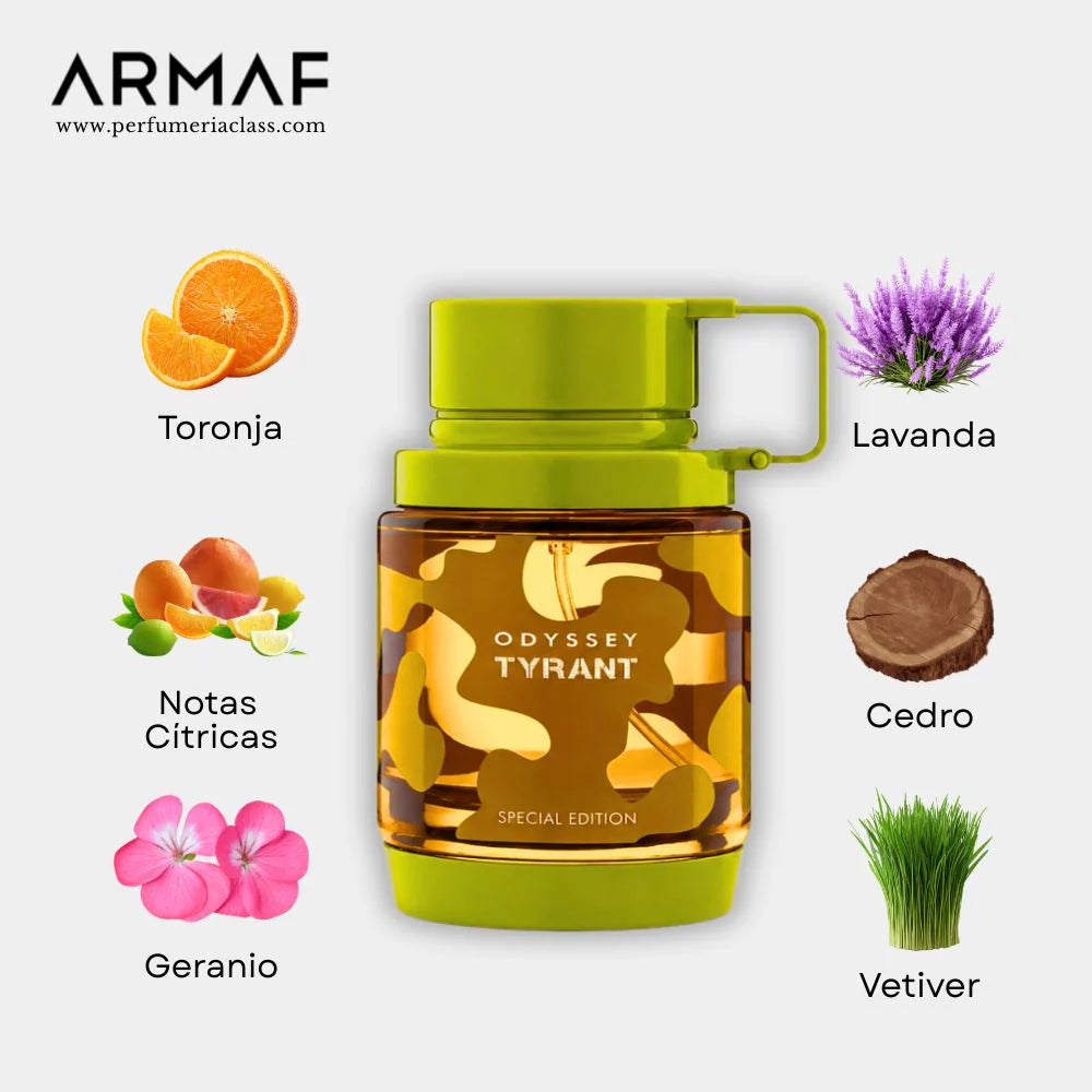 Armaf Odyssey Tyrant Special Edition Eau de Parfum | Perfume Masculino Fresco Especiado 100ml