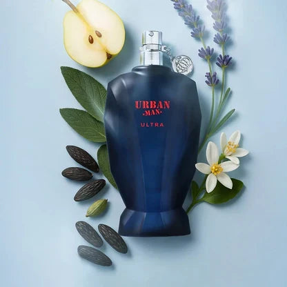 Fragrance World Urban Man Ultra Eau de Parfum 90 ml | Perfume Masculino Especiado, Avainillado y Amaderado