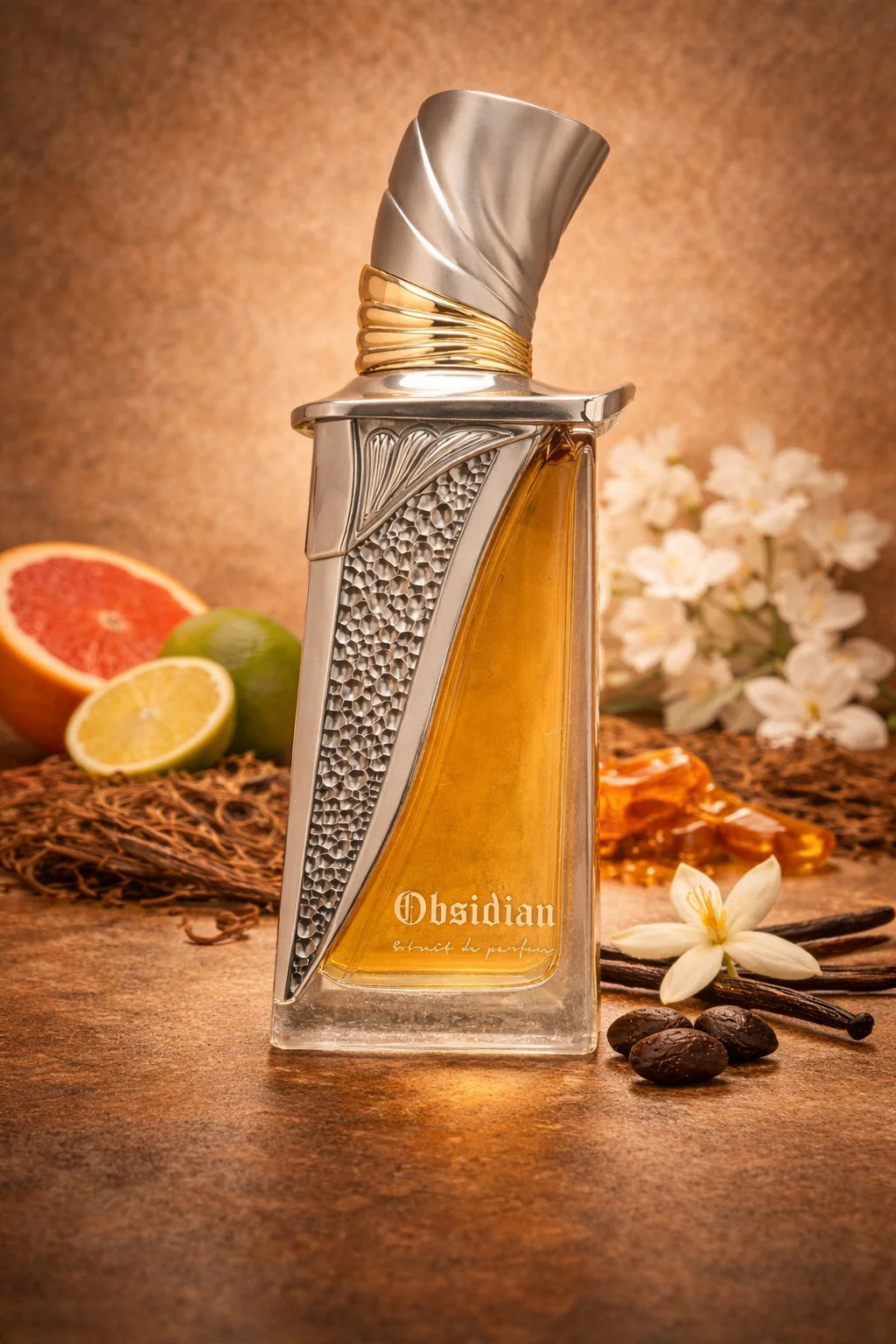Obsidian French Avenue EDP 100 ml – Perfume Ámbar Vainilla Cítrico Unisex