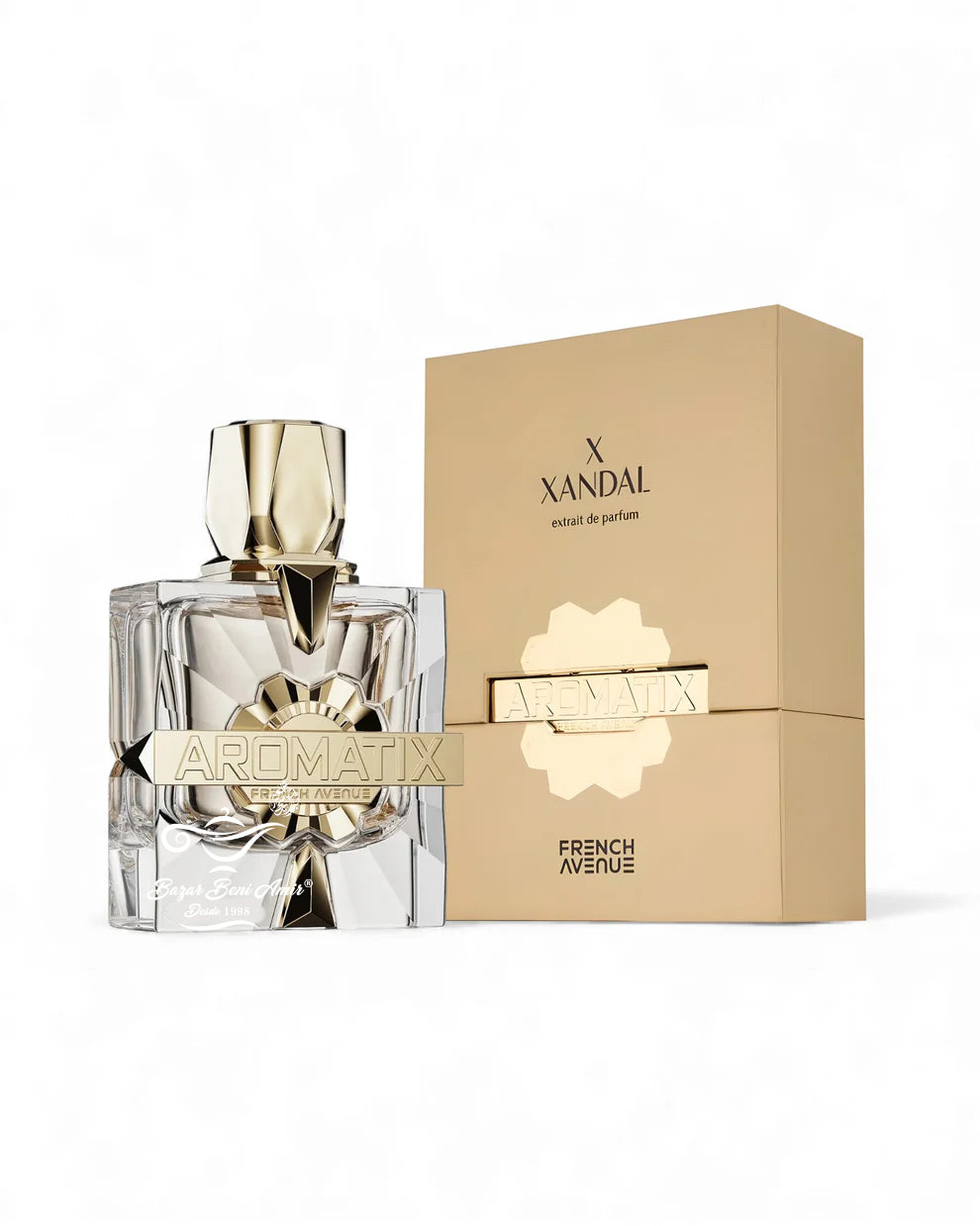 French Avenue Aromatix X Xandal Eau de Parfum 100 ml Unisex – Perfume Árabe Amaderado Especiado con Notas Aromáticas y Ámbar