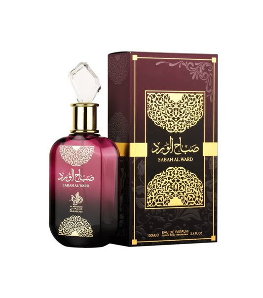 Sabah Al Ward Al Wataniah Eau de Parfum 100 ml | Perfume Femenino Floral, Dulce y Avainillado