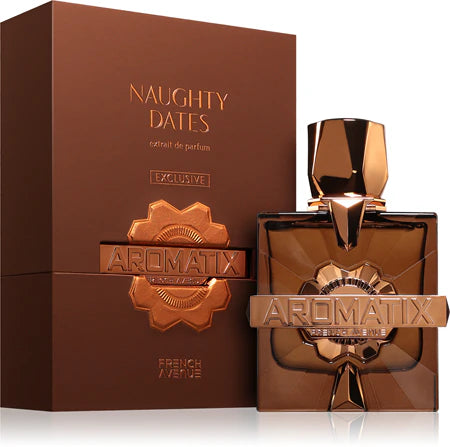 Naughty Dates Aromatix X French Avenue Eau de Parfum 100 ml – Perfume Árabe Dulce y Gourmand con Dátiles, Caramelo y Vainilla – Fragancia Unisex Intensa