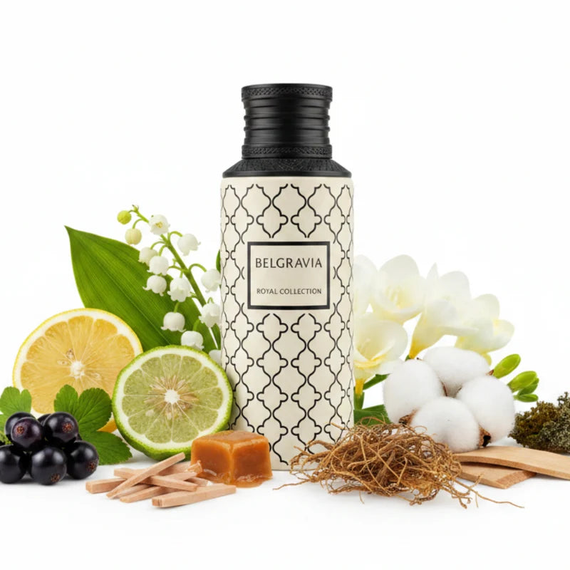 Maison Asrar Belgravia Eau de Parfum 100 ml | Perfume Unisex Cítrico, Floral y Amaderado