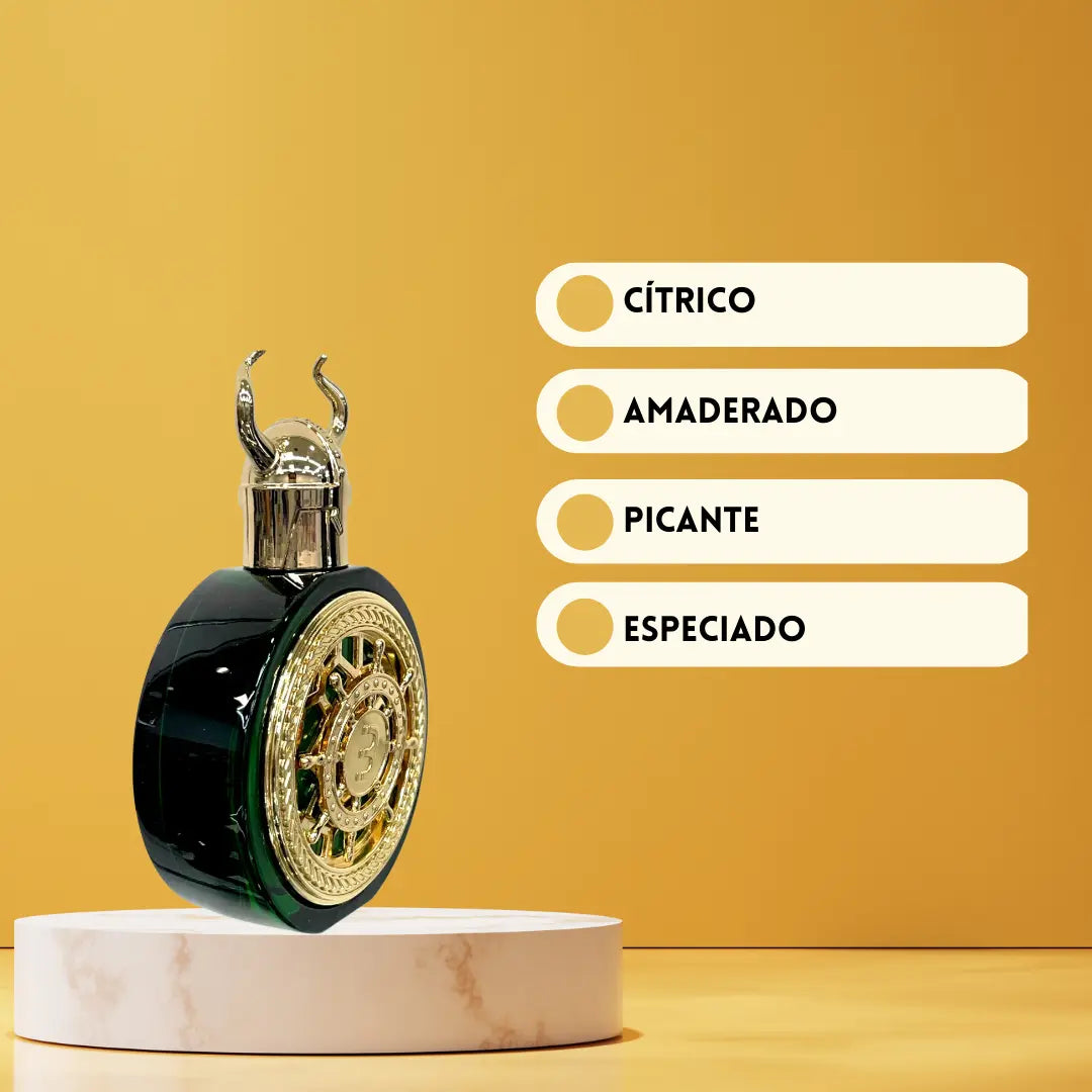 Viking Dubai - Bharara- Eau de Parfum 100 ml | Perfume Unisex Cítrico Fresco Especiado - Bharara