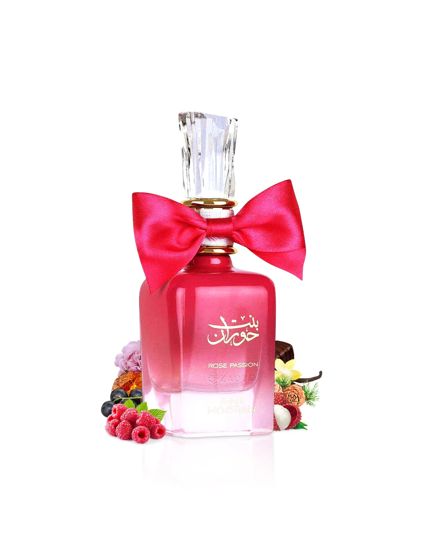 Bint Hooran Rose Passion Ard Al Zaafaran  Eau de Parfum 100 ml – Perfume Mujer Dulce Afrutado y Avainillado