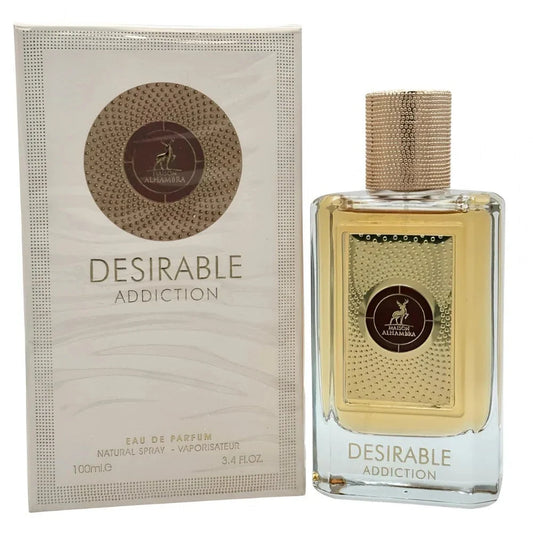 Maison Alhambra Desirable Addiction 100 ml | Eau de Parfum Gourmand de Limón y Vainilla para Mujer