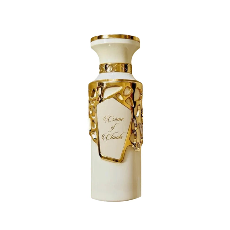 Fragrance World Crème of Clouds Eau de Parfum Unisex 100 ml – Perfume Gourmand Dulce con Vainilla, Crema y Caramelo