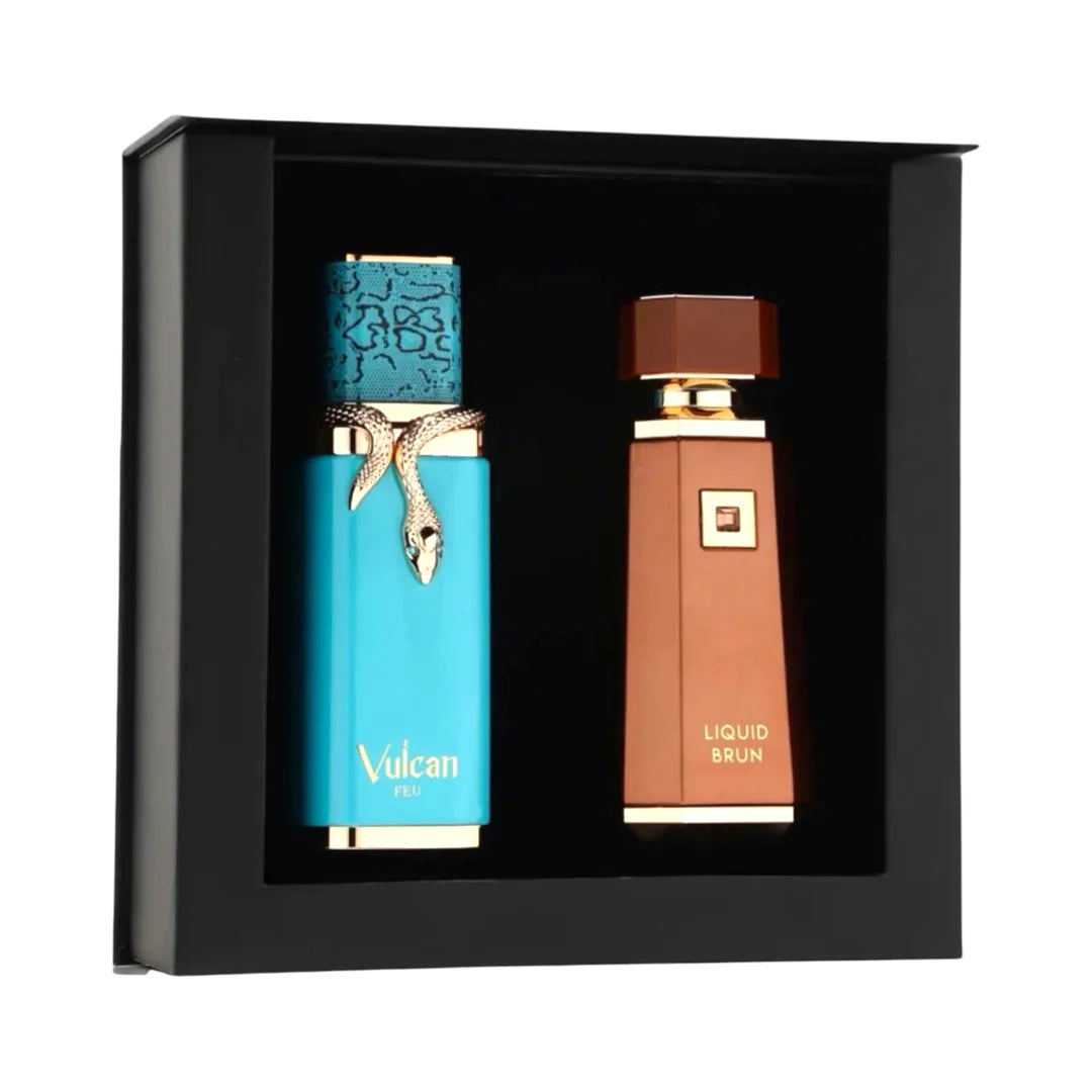 French Avenue Dusk Till Dawn Combo Pack Eau de Parfum – Set masculino con Liquid Brun y Vulcan Feu