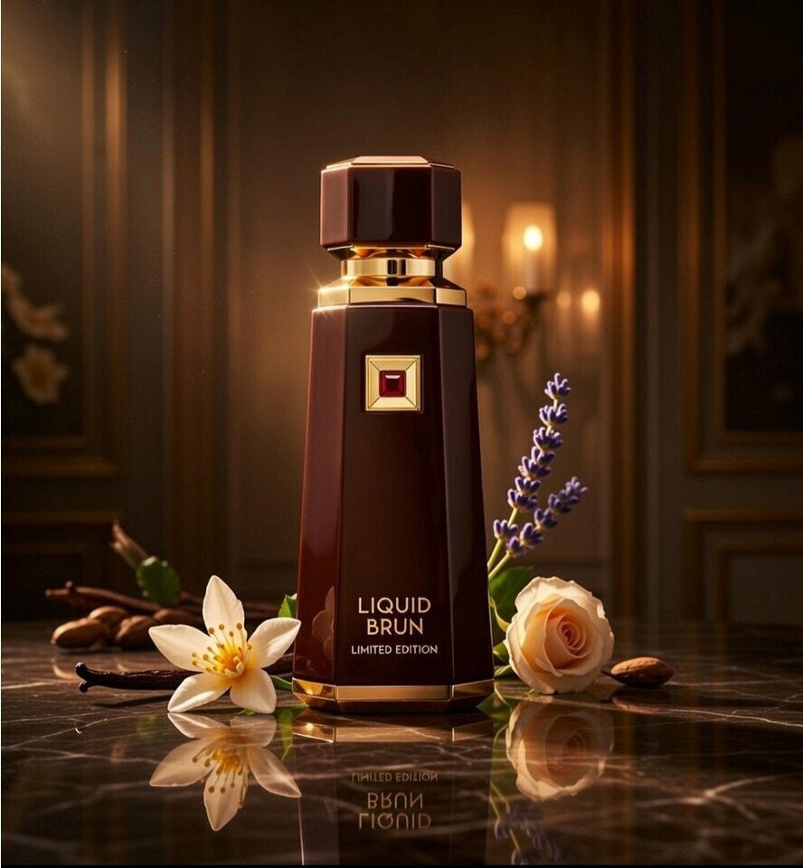 French Avenue Liquid Brun Limited Edition Eau de Parfum 150 ml – Perfume unisex Amaderado con Vainilla, Ámbar y Lavanda – Fragancia Intensa