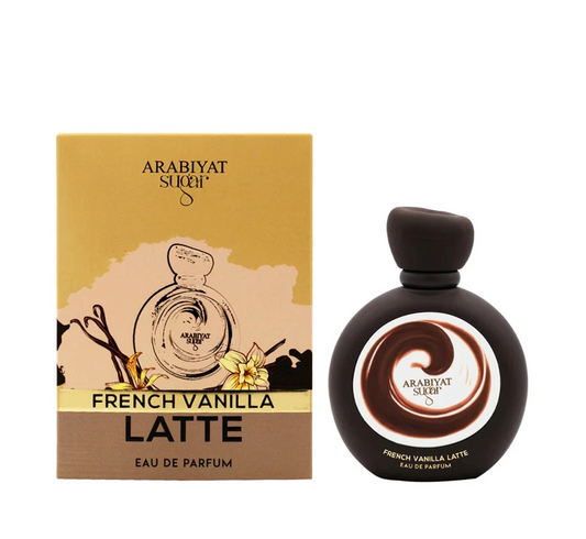 Arabiyat Sugar French Vanilla Latte Eau de Parfum 100 ml | Perfume Unisex Dulce, Avainillado y Cremoso