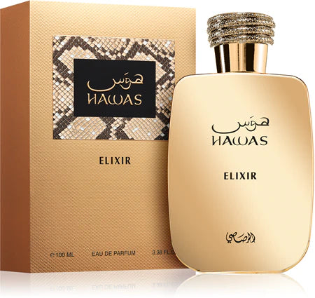 Rasasi Hawas Elixir Eau de Parfum 100 ml | Perfume Dulce y Avainillado masculino
