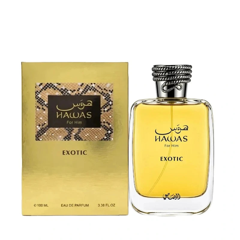 Rasasi Hawas Exotic Eau de Parfum 100 ml | Perfume Amaderado y Terroso masculino