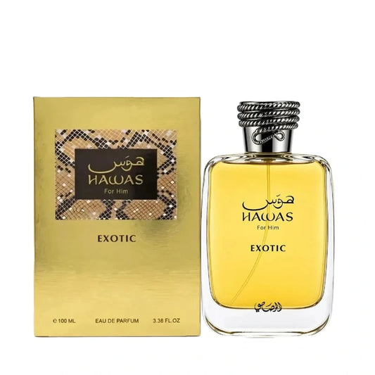 Rasasi Hawas Exotic Eau de Parfum 100 ml | Perfume Amaderado y Terroso masculino