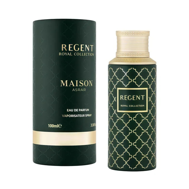 Maison Asrar Regent Eau de Parfum 100 ml | Perfume Unisex Cítrico, Amaderado y Especiado