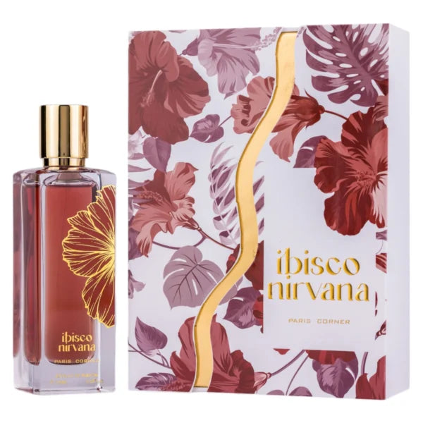 Ibisco Nirvana Paris Corner Eau de Parfum – Perfume Floral Fresco Unisex con Hibisco y Rosa