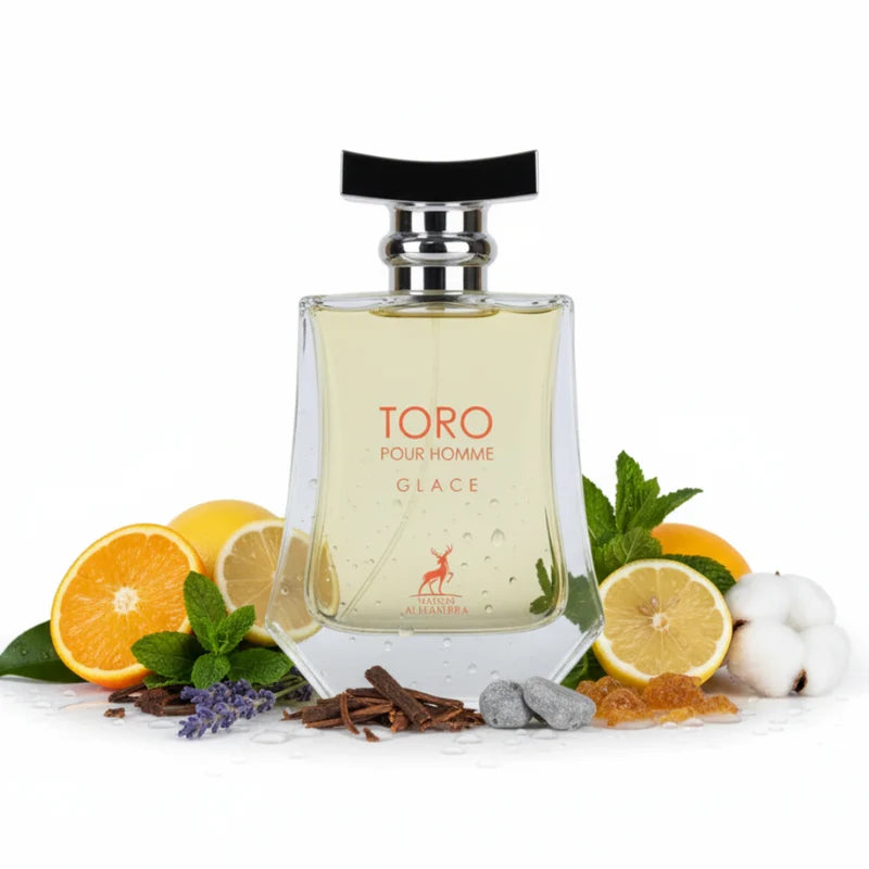 Toro Pour Homme Glace Eau de Parfum 100 ml | Perfume masculino Cítrico y Amaderado - Maison Alhambra