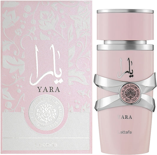 Yara Lattafa Eau de Parfum 100 ml – Perfume mujer Dulce Avainillado Tropical