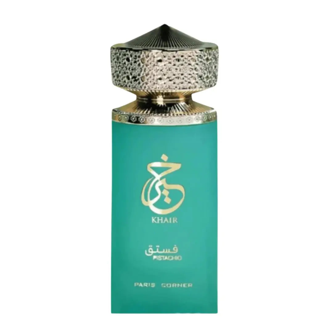 Paris Corner Khair Pistachio Eau de Parfum 100 ml | Perfume Dulce, Avainillado y Gourmand Unisex