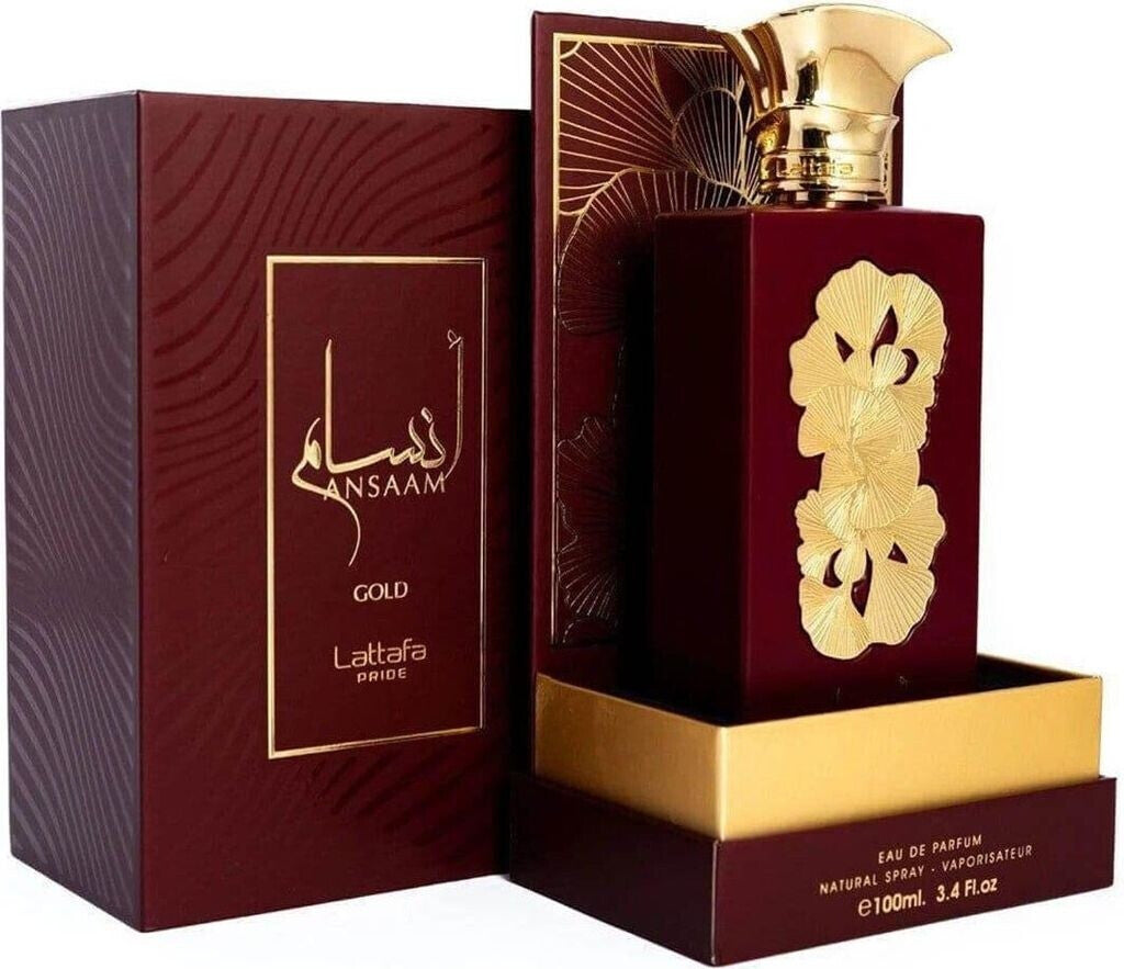 Lattafa Perfumes Ansaam Gold Eau de Parfum 100 ml – Perfume para Mujer Dulce Afrutado Avainillado