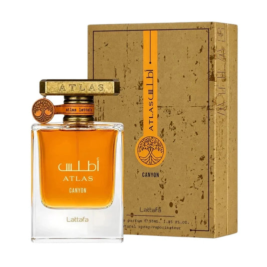 Lattafa Atlas Canyon Eau de Parfum 100 ml | Perfume Cítrico, Verde y Acuático unisex