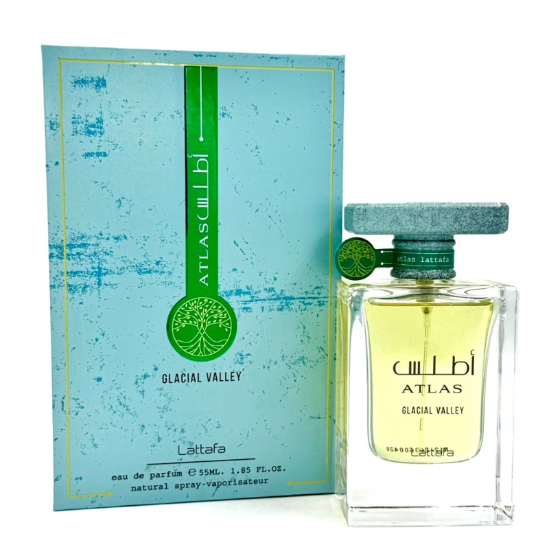 Lattafa Atlas Glacial Valley Eau de Parfum 55 ml | Perfume Fresco y Marino Unisex