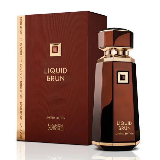 French Avenue Liquid Brun Limited Edition Eau de Parfum 150 ml – Perfume unisex Amaderado con Vainilla, Ámbar y Lavanda – Fragancia Intensa