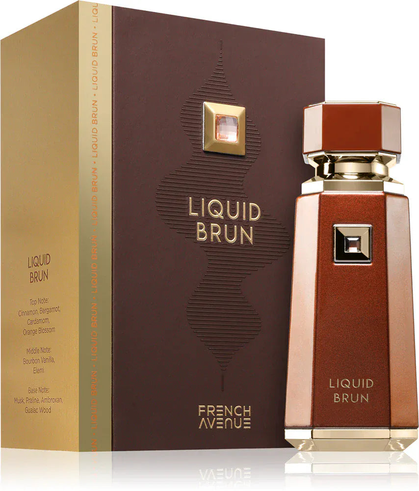 Liquid Brun French Avenue Eau de Parfum 100ml – Perfume Cálido, Elegante y de Larga Duración Unisex