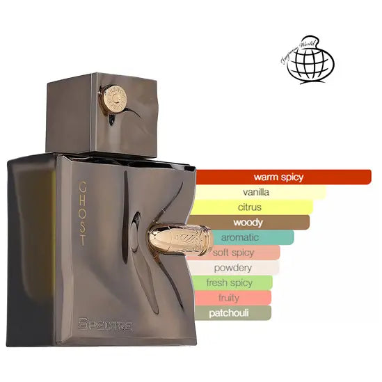 French Avenue Spectre Ghost Eau de Parfum 80 ml – Perfume Masculino Avainillado Amaderado de Larga Duración