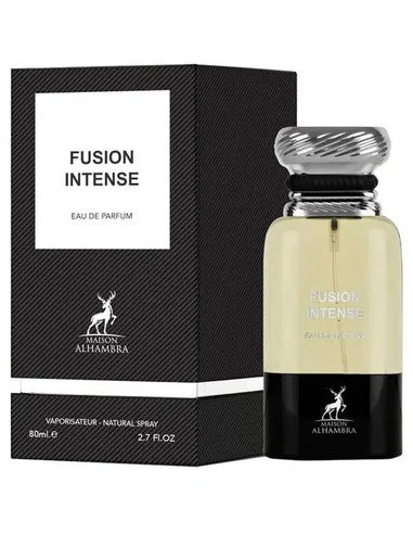 Fusion Intense Eau de Parfum 80 ml | Perfume Unisex Amaderado y Aromático - Maison Alhambra