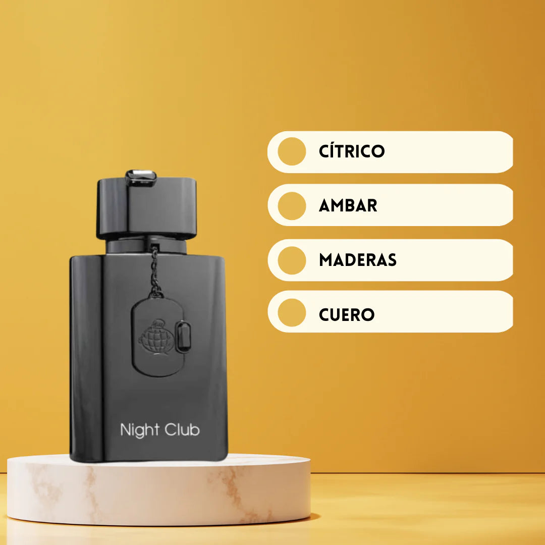 Night Club Absolute Fragrance World Eau de Parfum – Perfume Masculino Cítrico Amaderado