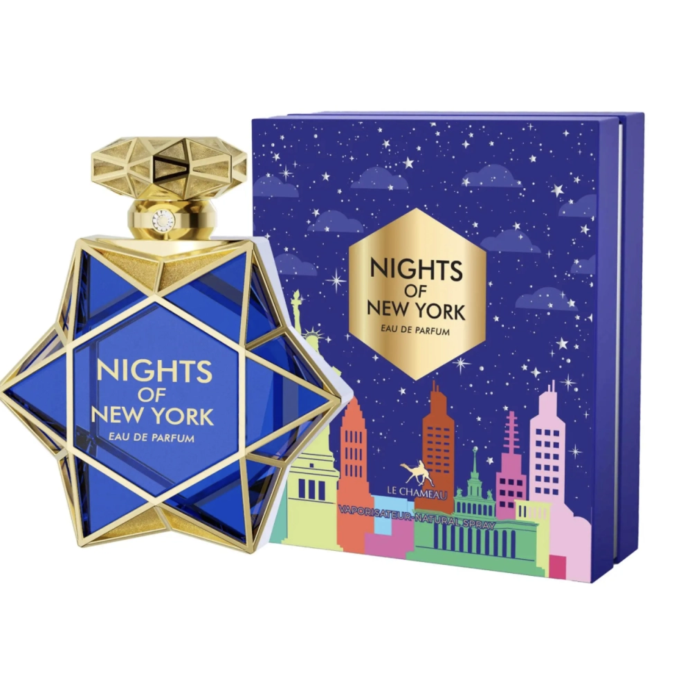 Nights of New York Eau de Parfum 100 ml – Perfume Dulce Floral Ámbar Café Mujer