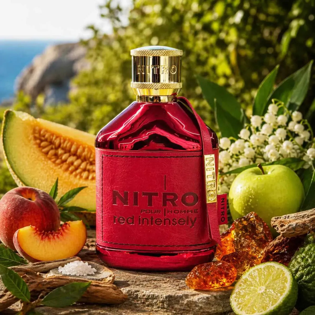 Dumont-Nitro Red Intensely Eau de Parfum 100 ml | Perfume Hombre Frutal y Amaderado