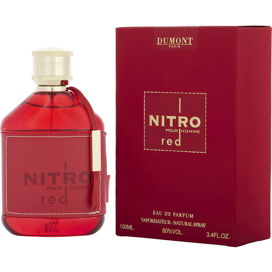 Dumont Nitro Red Eau de Parfum 100 ml masculino – Perfume Afrutado Amaderado con Ámbar y Notas Frescas