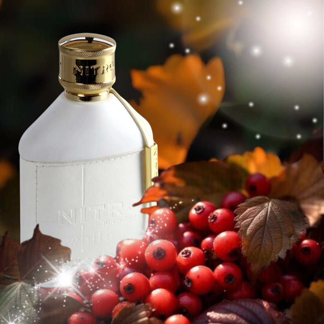 Dumont Nitro White Eau de Parfum 100 ml – Perfume masculino Ámbar Avainillado Elegante para Hombre