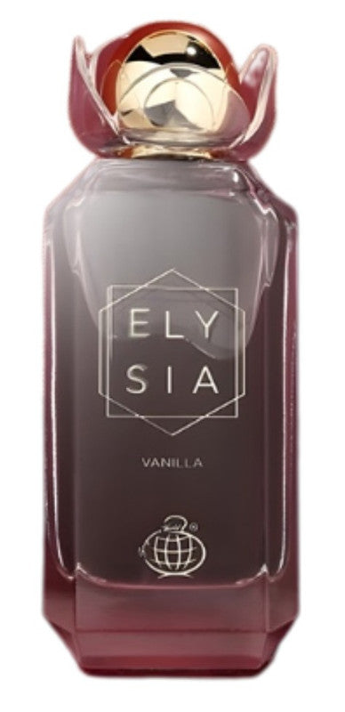 Fragrance World Elysia Vanilla Eau de Parfum 100 ml | Perfume Femenino Avainillado, Dulce y Ambarado