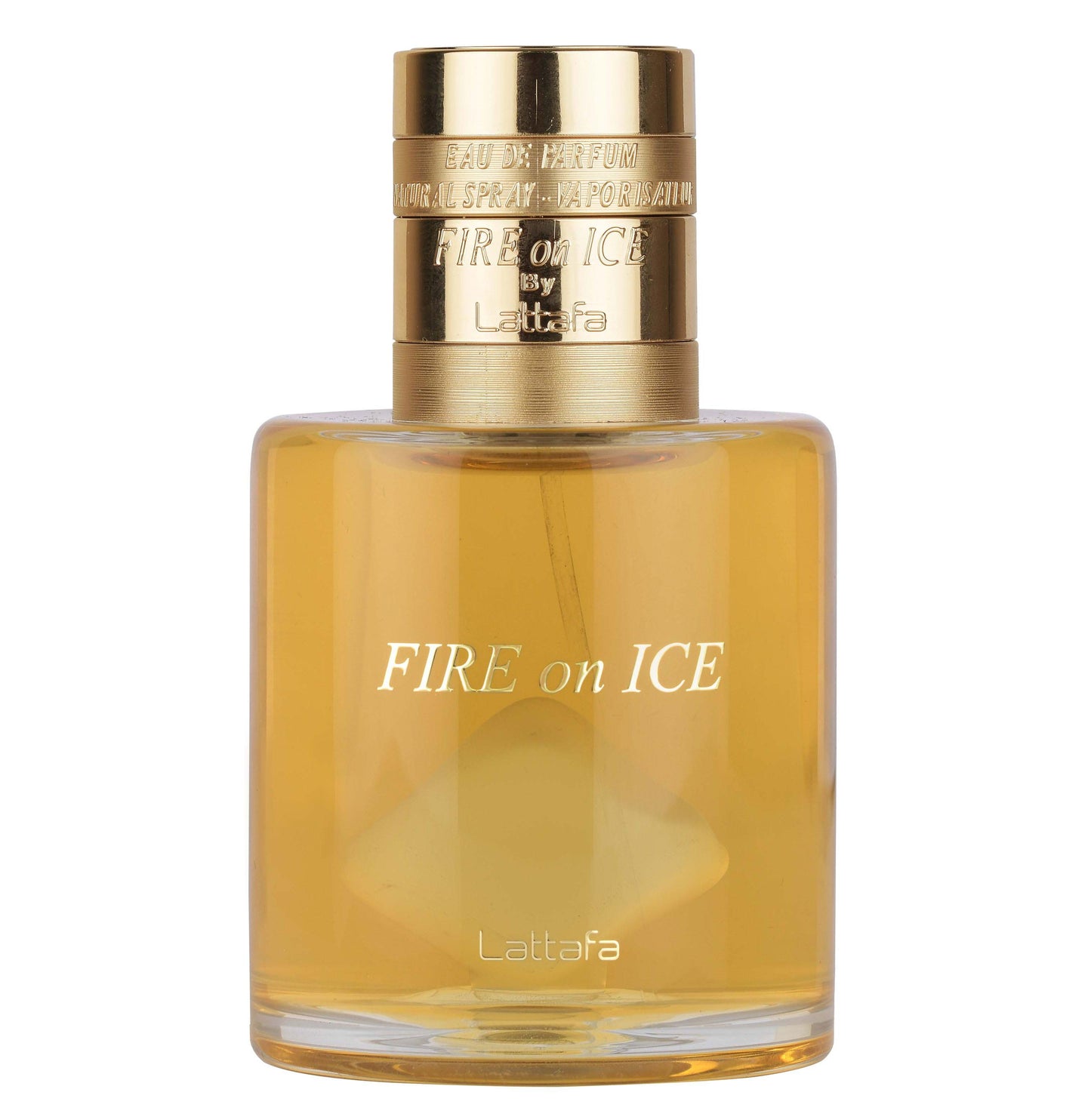 Lattafa Fire On Ice Eau de Parfum 110 ml – Perfume Unisex Amaderado Dulce y Especiado
