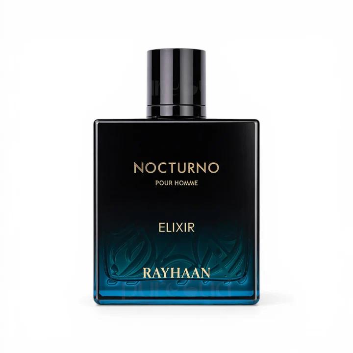 Nocturno Elixir Rayhaan Eau de Parfum – Perfume Masculino Aromático Cítrico 100ml