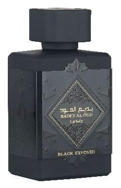 Lattafa Bade'e Al Oud Black Exposed Eau de Parfum | Perfume Ámbar, Amaderado Unisex