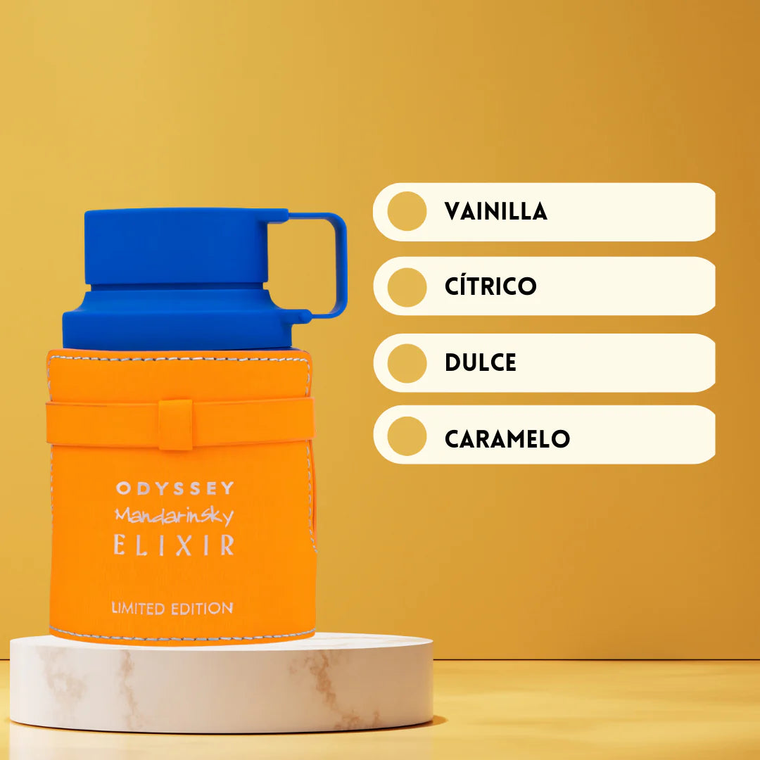 Armaf Odyssey Mandarin Sky Elixir Eau de Parfum Unisex 100ml | Oriental Dulce y Especiado
