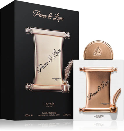 Peace & Love   Lattafa -Eau de Parfum 100 ml | Perfume Unisex Amaderado y Vainilla - Lattafa