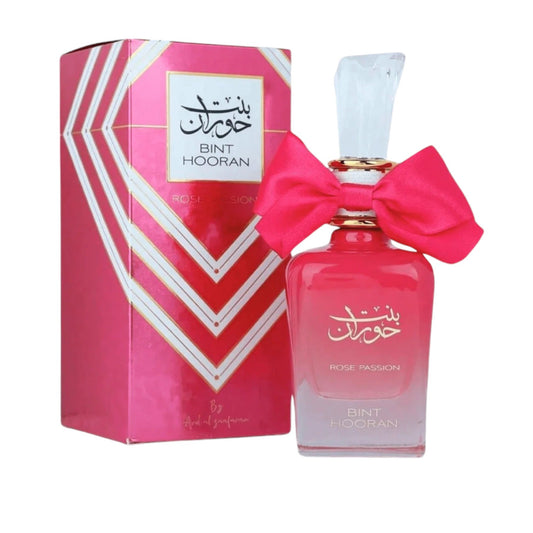 Bint Hooran Rose Passion Ard Al Zaafaran  Eau de Parfum 100 ml – Perfume Mujer Dulce Afrutado y Avainillado