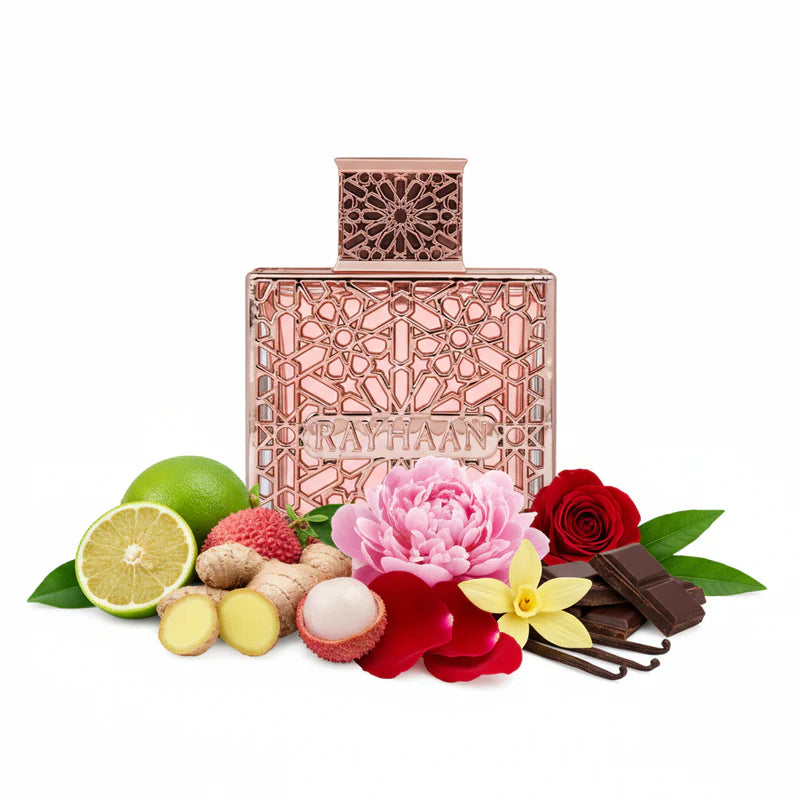 Rayhaan Divine – Eau de Parfum Mujer - Floral & Gourmand Elegante | 100 ml